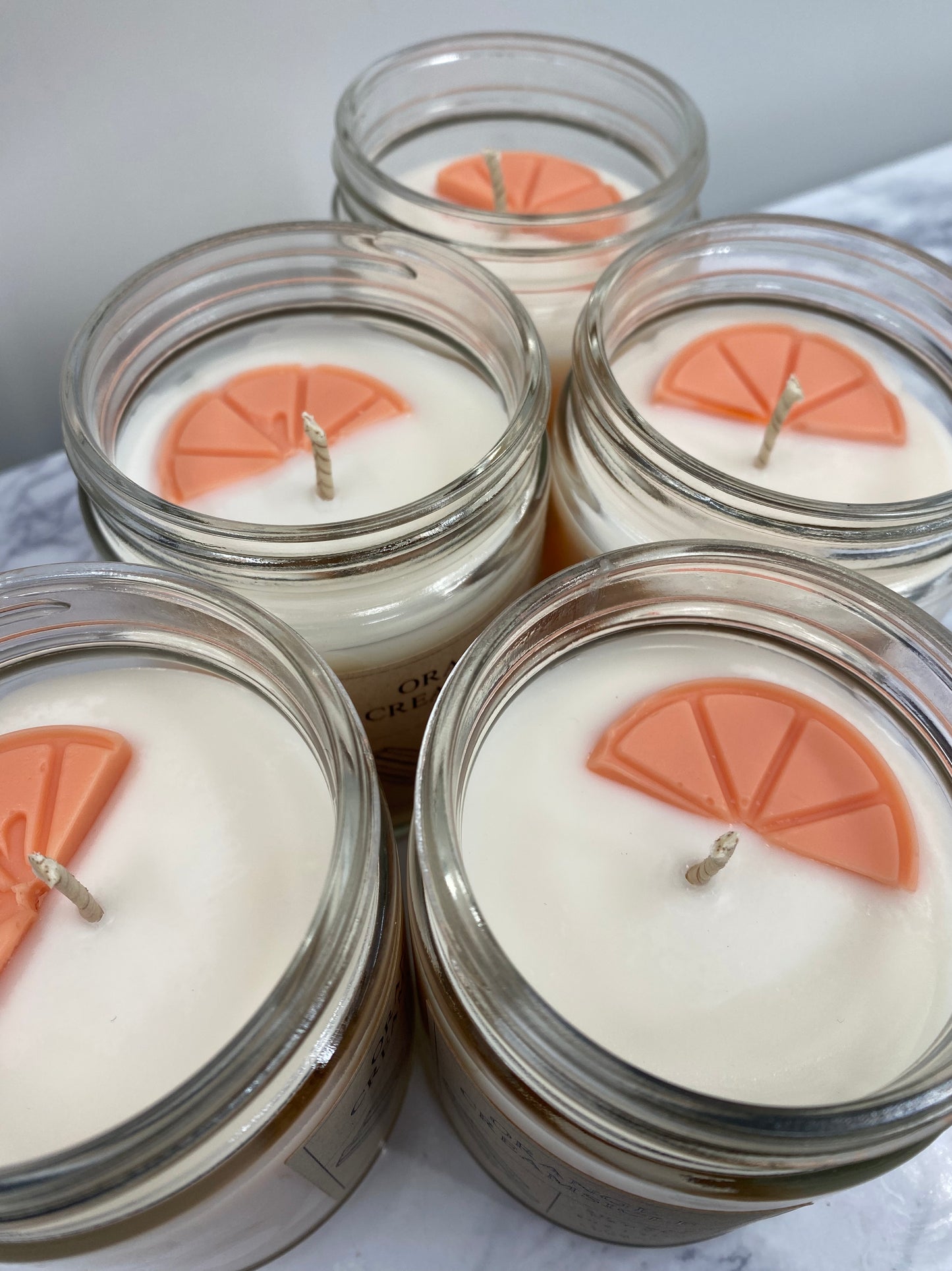 Orange Creamsicle Deluxe Candle