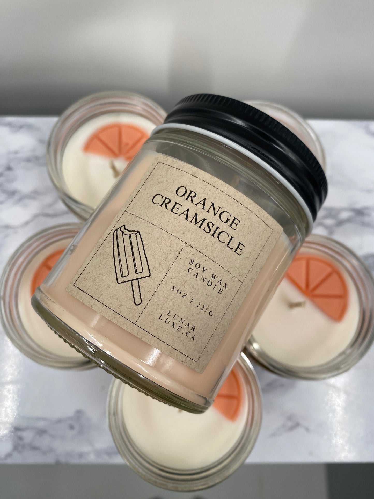 Orange Creamsicle Deluxe Candle